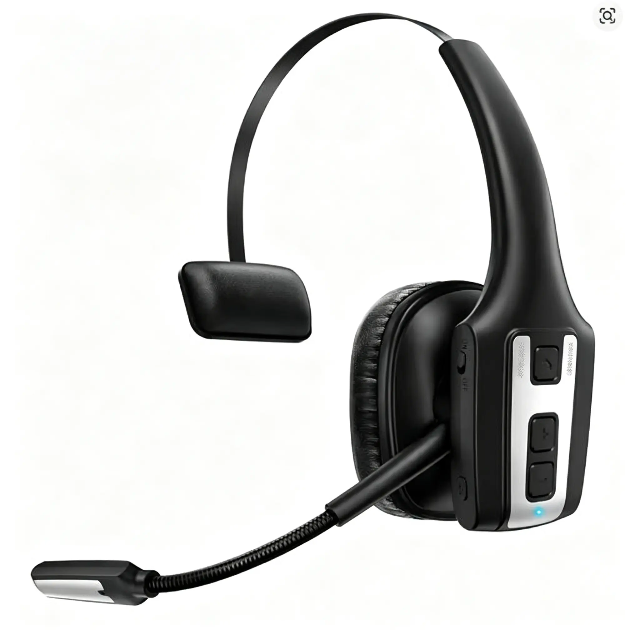 Trucker Bluetooth Headset Wireless Bluetooth eradphones with Dual Noise Cancelling Microphone & Mute Button, 55Hrs Working Time PC Headset for Cell Computer,Truck Driver Audio Headphone laptop cellphone work travel gear ipx5 waterproof audio earbuds Elect
