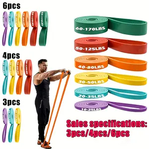 Upgrade Resistance Band Set, Dual Pull Assist Bands, Home Gym Fitness Exercise Bands, Muscle Training for Men and Women
