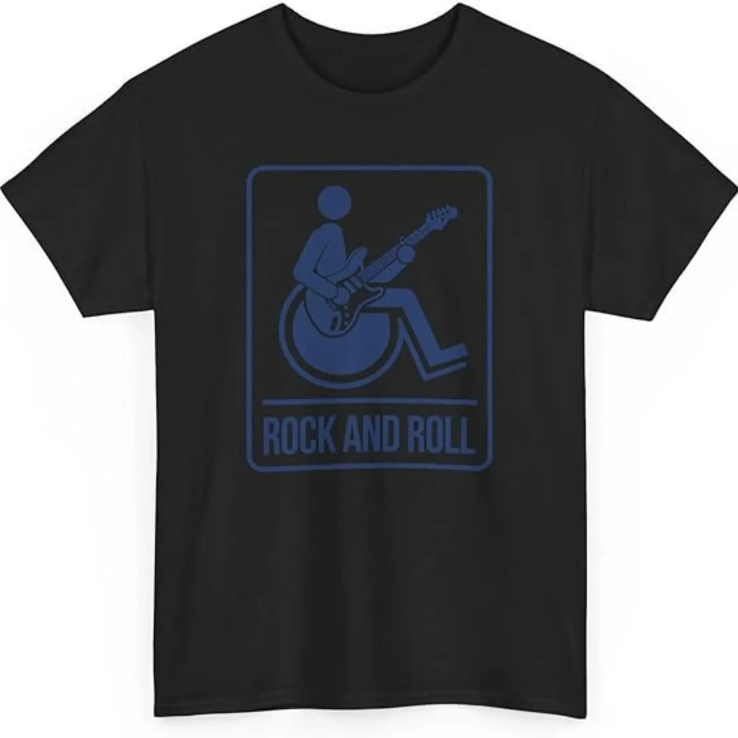Rock and Roll Wheelchair Disability Meme Shirt, Gen Z Humor Tee, Funny Handicap Prank Shirt, Patriotic Meme T-Shirt