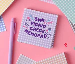Palette Gingham Memo Pad