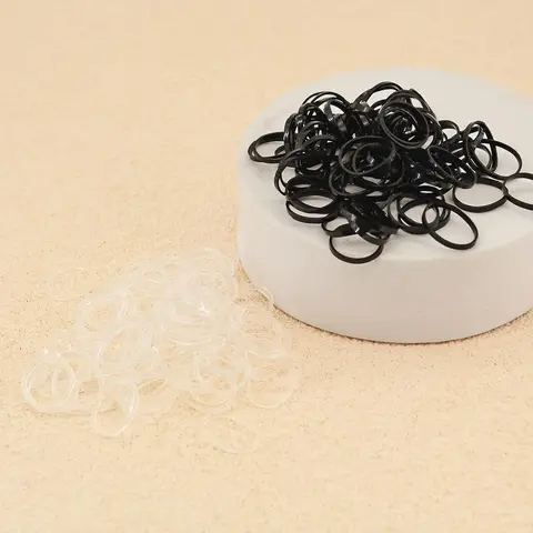 【NOT FOR SALE】1PCS Rondom Color and Quantities Elastic Ponytail Holders, No-Slip Rubber Bands for Women and Girls