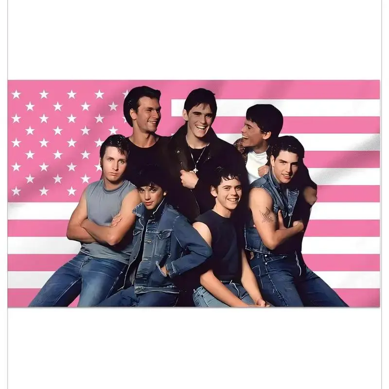 Signature Print The Outsiders Retro American Wall Tapestry, Lightweight Home Decor, Living Room Wall Art, Summervibe Apartment Bedroom Gift, Living Room Decor home accessories
