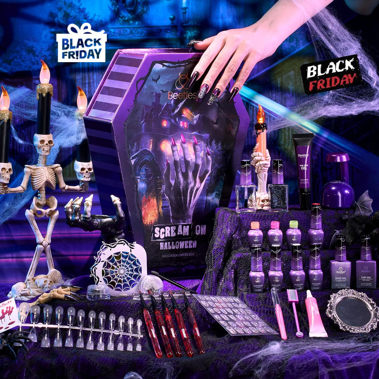 【Ideal Gift】Beetles Gel Polish Halloween limited box 2025 【Ideal Gift】Beetles Gel Polish Halloween limited box 2025