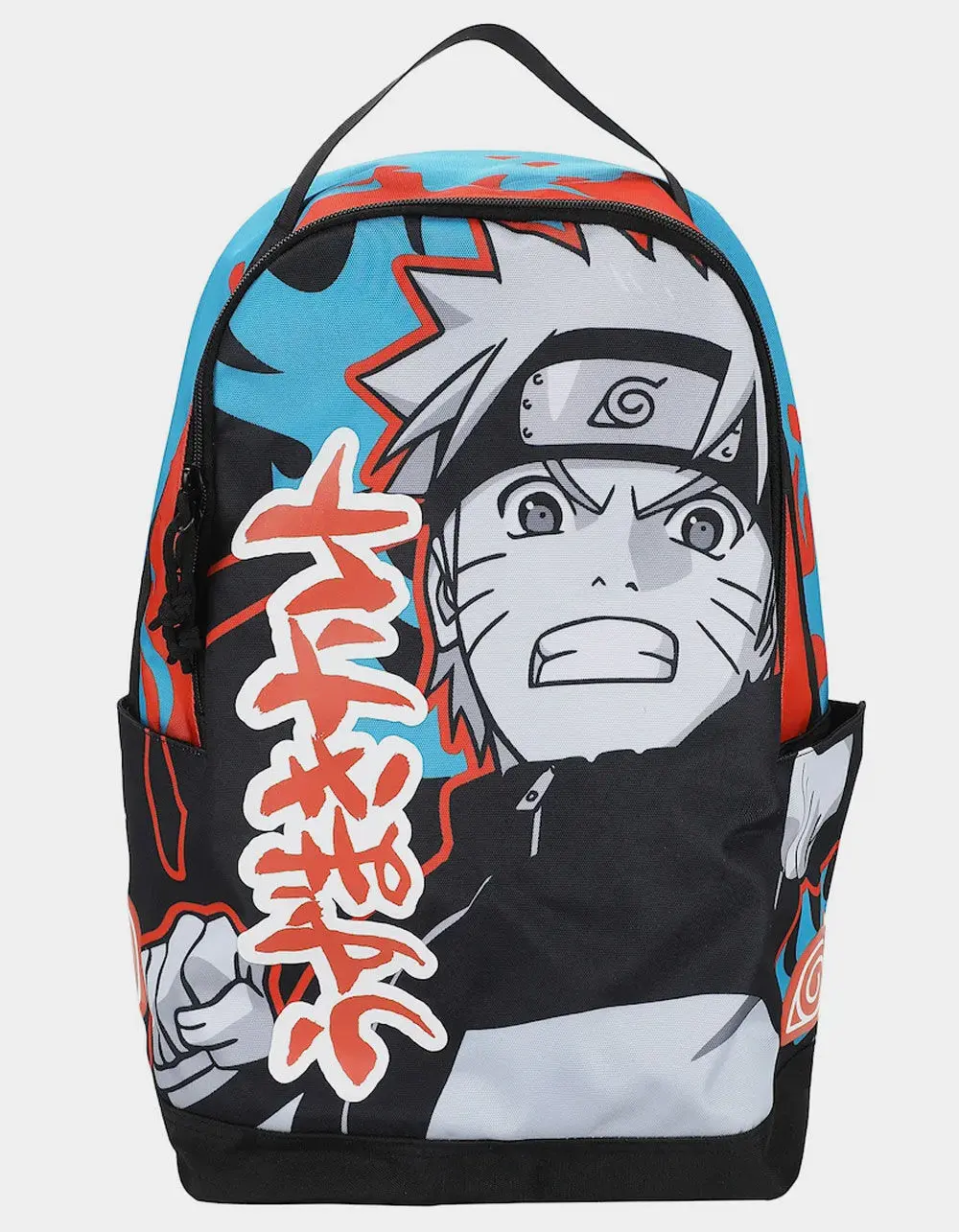 BIOWORLD Naruto Shippuden Naruto & Kanji Backpack, Multi-Colored