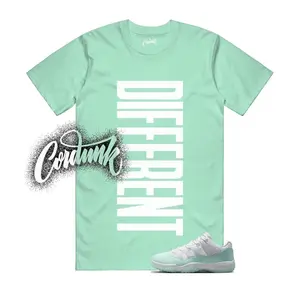 Unisex T-shirt to match Jordan 11 Igloo White Mint Green - DFRNT. 100% Cotton for Casual Wear. Comfortable Summer Unisex T-Shirt to match Jordan Sneaker. Streetwear Style. urban outfitters