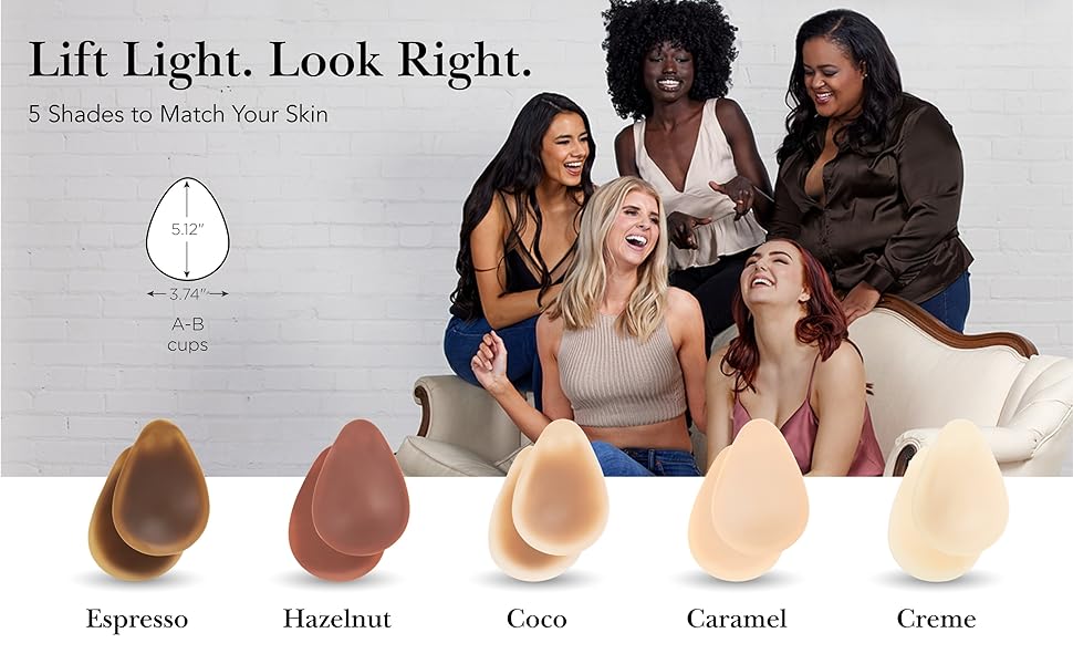 Nippies Skin Teardrop Adhesive Nipple Covers, Fits A-B Cups Nippies Skin Teardrop Adhesive Nipple Covers, Fits A-B Cups