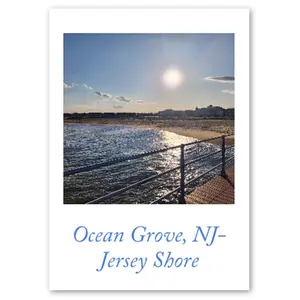Pack of 10 Post Cards (EU + Rest of World)- Ocean Grove, NJ Beach