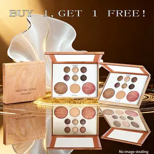 BUY1,GET 1 FREE! Makeup Palette Multi-Use Cosmetic Set Highlighter Eyeshadow Contour Blush  Makeup Palette bronze eye shadow powder underground  Baked Starter  Full Face Makeup Palette shade palette Eyeshadow Bronzer glam look