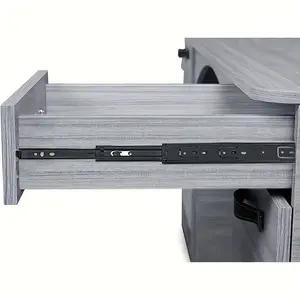 Full Extension Quiet Drawer Slides, Metal Structure, 10/12/14/16 Inch Length, Screw Pack Included, Ideal for DIY Home Decor, Hardware Sliders