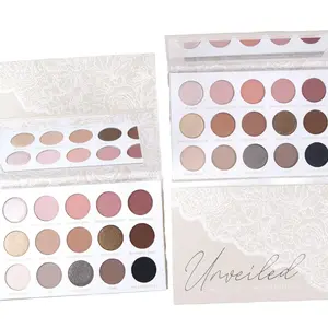 Unveiled 15 pan Eye Shadow palette with Kendra Matthies, Bridal Makeup, Wedding Day, Pinks, Golds, and Cool Browns  Cosmetic, eyeshadow