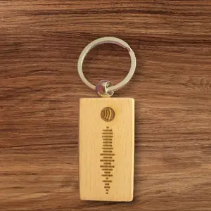 custom Keychain with spotify QR code! excellent gift for music lovers