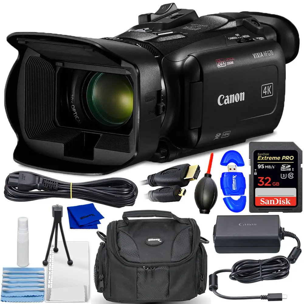 Canon Vixia HF G70 UHD 4K Electronic Camera Camcorder (Black)