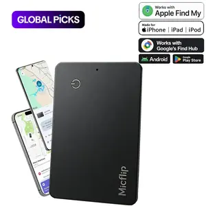 Thin Wallet Tracker Card, Smart Tracking Tag, Works with iOS/iOS & Android, Item Locator for Luggage, Passport, Phone,Love&Track,IP68 Waterproof, 3-Year Battery #GLOBAL PICKS
