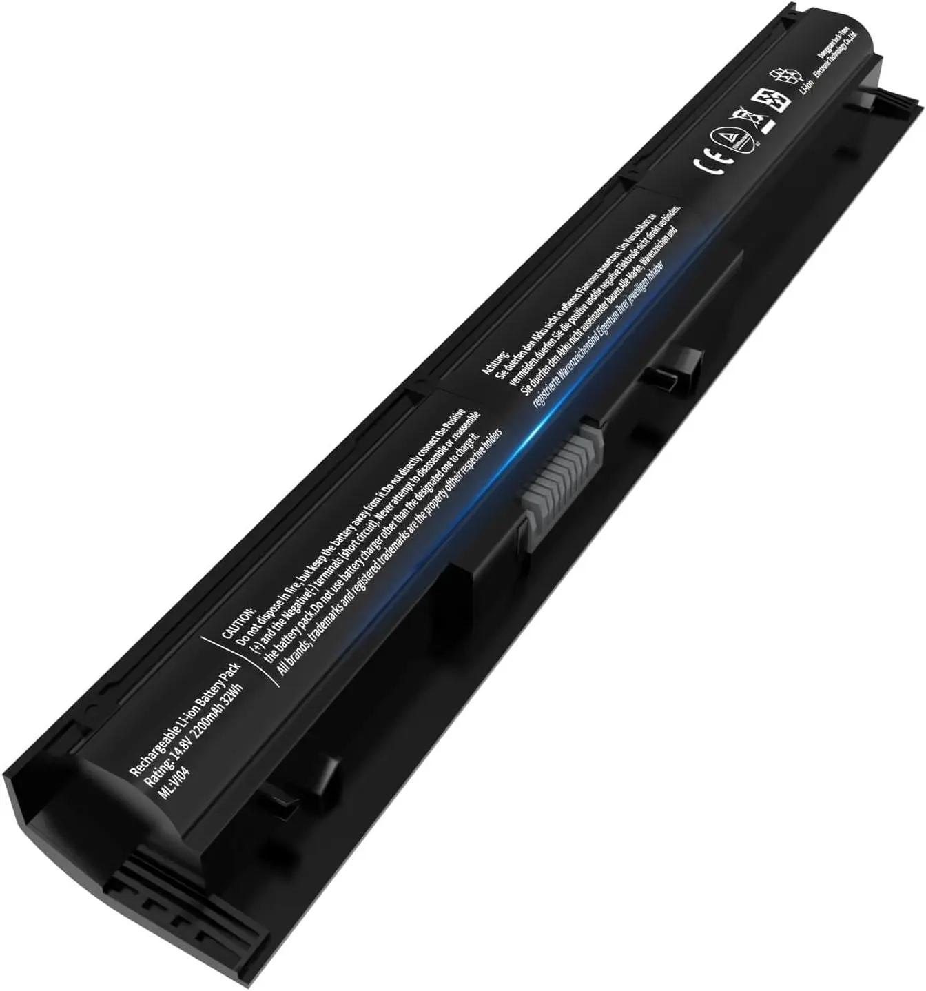 VI04XL Replacement Laptop Battery for HP Spare 756478-422 756743-001 756478-851 756745-001 756744-001 756479-421 756478-421, Compatible with ProBook 450 G2 440 G2, Pavilion 15-P011na 15-P165sa, Envy M7-K111D