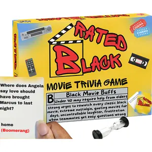OG VIBES Rated Black Movie Trivia Card Game for Adults - Black Game Night Fun for the Culture - African American Films - from Hood Movies to Urban Classics