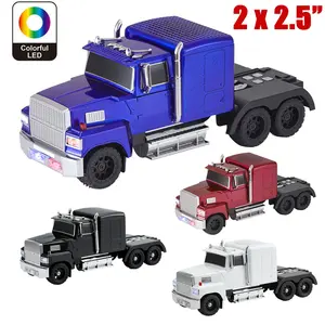 Retro 1980's Tractor Bluetooth Speaker Dual 2.5" Speakers with LED Lights Hands-Free USB TF FM TWS AUX Rechargeable Truck Inspired