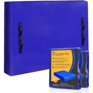 Mattress Moving Bag, Heavy Duty Reusable Mattress Protector Cover with Handles and Zipper, Moving Supplies (King)