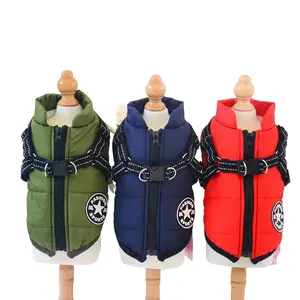 Waterproof Winter Dog Coat with Built-In Harness – Warm & Stylish for All Breeds