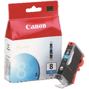 Printer Supplies  Canon InkJet Cartridge Cyan No. CLI-8 Cyan