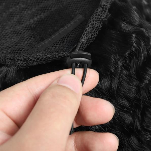 "Straight Human Hair Drawstring Ponytail Extension for Women, Clip-In Secure Fit, 10-28 Inch 100g/Pack, Natural Basic Style for All "	