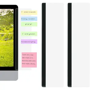 Memo Board 2 count Office Desk Accessories   Sticky Note Holder for  Screen  Desktop Memo Board for Women Men  Office