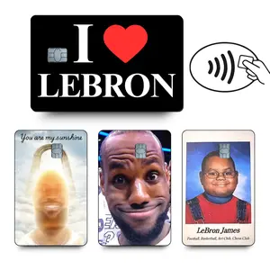 I LOVE LEBRON James Debit/Credit Card Skin, Vinyl Stickers - Gag Gift, Gift Idea, Basketball Fan Gift