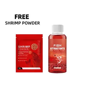 Red-Worm Fish Bait Attractant, Highly Concentrated Liquid Scent Additive for Fishing Lures and Baits, Rapid Dispersion Freshwater Scent Booster