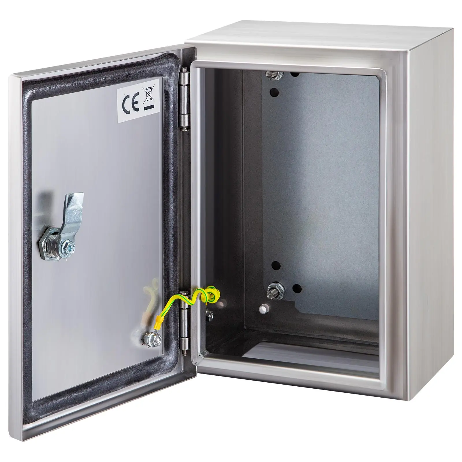 【Summerfinds】VEVOR NEMA Stainless Steel Enclosure, 16 x 12 x 8\'\' NEMA 4X Steel Electrical Box, IP66 Waterproof & Dustproof, Outdoor/Indoor Electrical Junction Box, with Mounting Plate