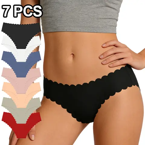 HICLOTH Women's Cotton Bikini Underwear – Soft, Seamless, Breathable Panties for Daily Wear Comfy Lingerie Basic Minimalist Ribbed