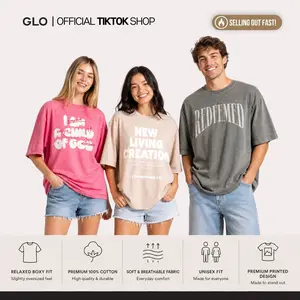 GLO Christian Graphic Boxy Tees