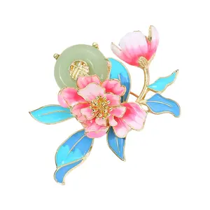 Eye Catching Designs Peony Brooch for Women’s Elegant Event Decoration