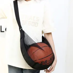 Large Capacity Shoulder Crossbody Bag Basketball Soccer Volleyball Training Sports Backpack Student Storage Bag Fitness