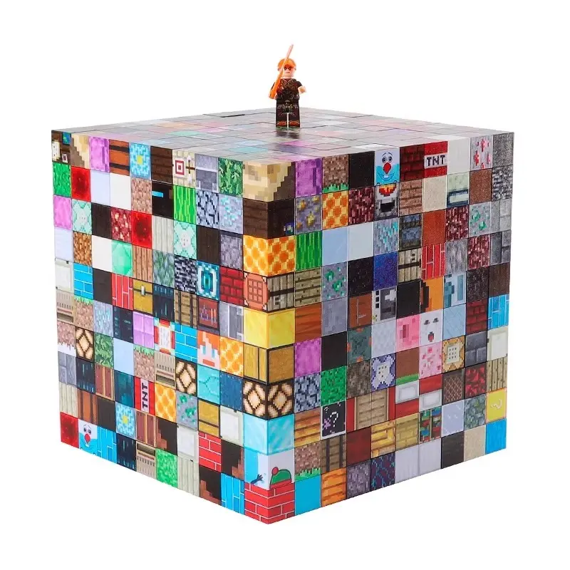 100 PCS Magnetic Blocks-Magnetic Building Blocks, Stacking Magnetic Cubes Toy for Kids, STEM Montessori Sensory Toys for Boys and Girls Age 3 4 5 6 7 8 9 10 11 12 Christmas Birthday Gift