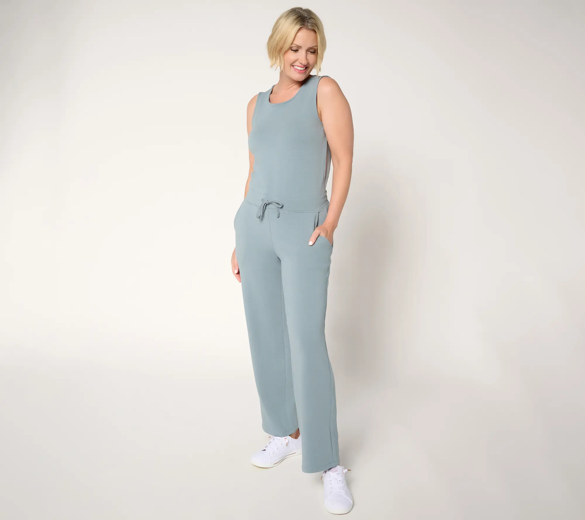 Barefoot Dreams Petite Malibu Collection Brushed Luxe Lounge Jumpsuit