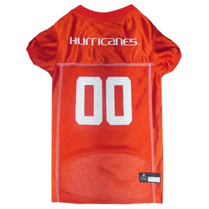 PETS FIRST NCAA U OF MIAMI JERSEY