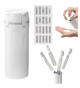 4 In 1 Travel Dispenser Portable Travel Bottles Leak Proof Leakproof Travel Container For Perfume Shampoo Conditioner Lotion