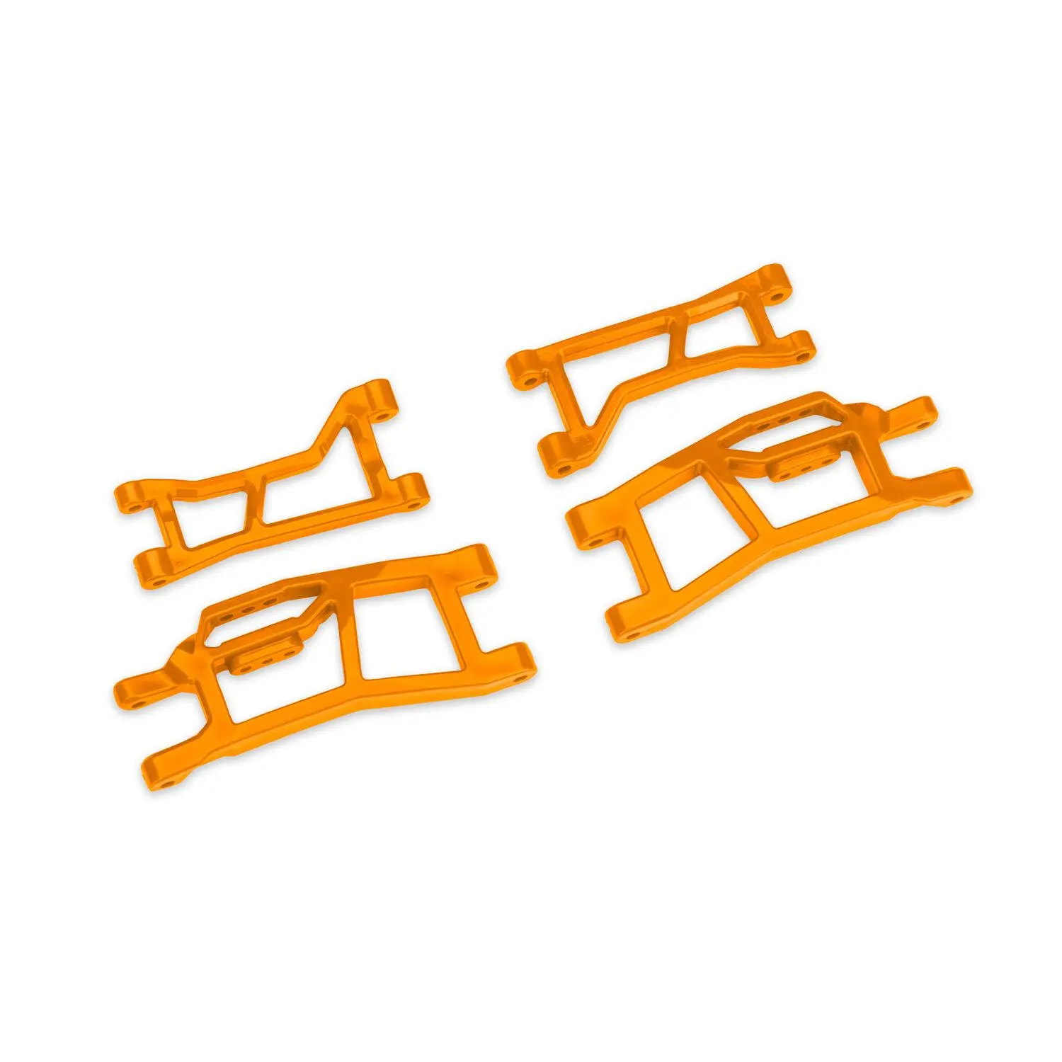 Traxxas Orange WideMaxx Front Upper & Lower HD Suspension Arms - 10725-ORNG