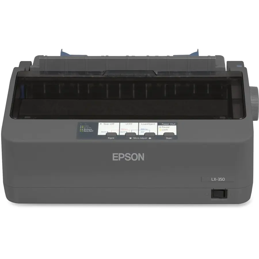 Epson LX-350 Dot Matrix 9-Pin Impact Monochrome Printer