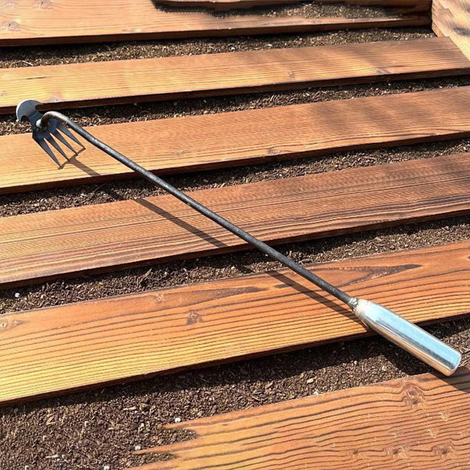 Multi-Functional Weeding Tool | Root Pulling Hoe & Soil Loosening Shovel | Durable Garden Weed Puller for Vegetable Planting | Upgraded Gardening Hand Tool