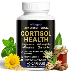 Women’s Cortisol Balance Supplement – 10-in-1 Cortisol Manager with Magnesium, Ashwagandha & L-Theanine – Stress Relief, Mood & Sleep Support – Cortisol Detox Formula – 60 Vegan Capsules