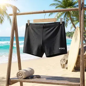 Men's Athletic Quick-Dry Swim Jammers - Durable Drawstring Swimwear with UPF50+, Professional Training Shorts for Lap Pool Water Sports