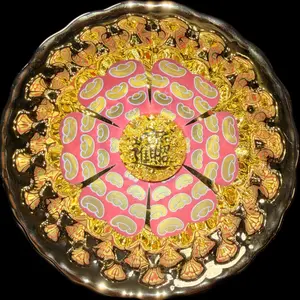 Jinyuanbao luminous cup-construction lamp-handicrafts-collectibles-gifts-handmade products-traditional teacup-ornaments