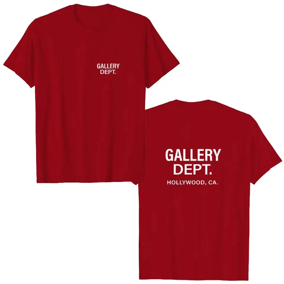G.D Double Sided Minimalist Text Graphic T Shirt Unisex Streetwear Tee Small Front Print Bold Back Design