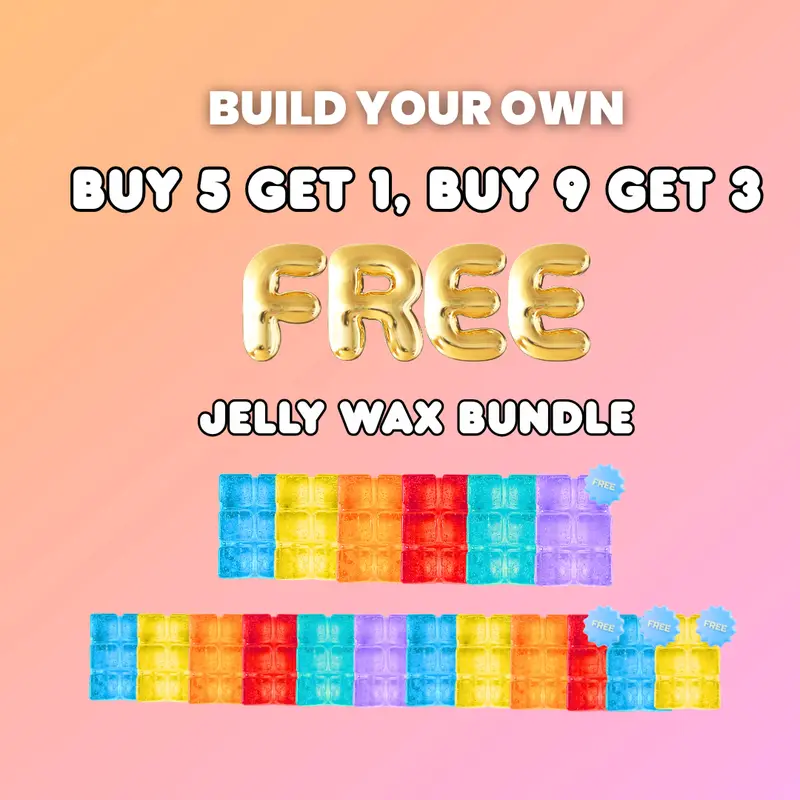 illuminatedbymia Build Your Own Gel Wax Melt Bundle - Buy 5 Get 1 FREE! ($54 Value!) - Handmade with Premium Ingredients,  Reusable & Mess Free, 96 Hour Burn Time, Paraben & Phthalate Free Scented Wax Melts