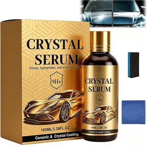Ptz Crystal Serum 2026 New Model, Advanced Graphene Ceramic Coating for Cars, 100ML, 9h Protection, Auto Detailing, Paint, Glass, Wheel Care