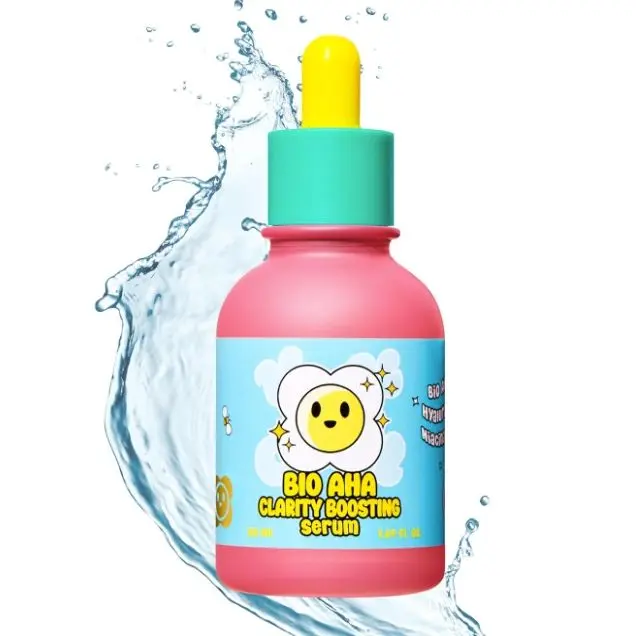 [Smilebloom KKOCH] Bio-AHA Clarity Boosting Face Serum 50ml | Korean Serum w/Mild Exfoliation Hydrating Lightweight