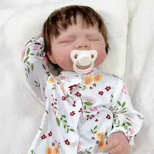 NPK 19-Inch Full Silicone Vinyl Reborn Baby Doll, Realistic Newborn Sleeping Toy for Kids, Collectible Dolls & Stuffed Toys Category