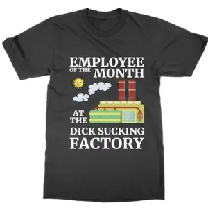 Employee of the Month T Shirt Funny Joke Statement Tee Casual Crewneck for Celebratory Events