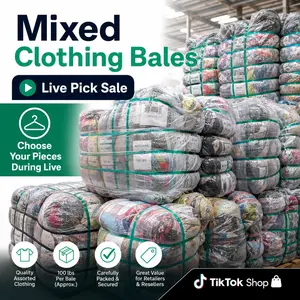 Live Pick Clothing Sale – Assorted Fashion Pieces | Tops, Dresses, Jeans & More