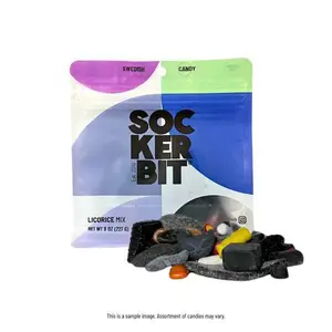 Sockerbit Swedish Candy Licorice Mix 8oz Pouch